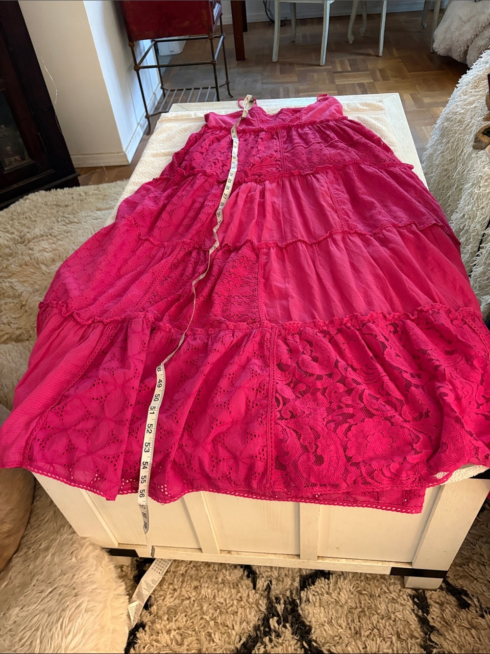 Anthropology’s Bhanuni by Joyti beautiful Laced Maxi tiered Sundress - Picture 8 of 14